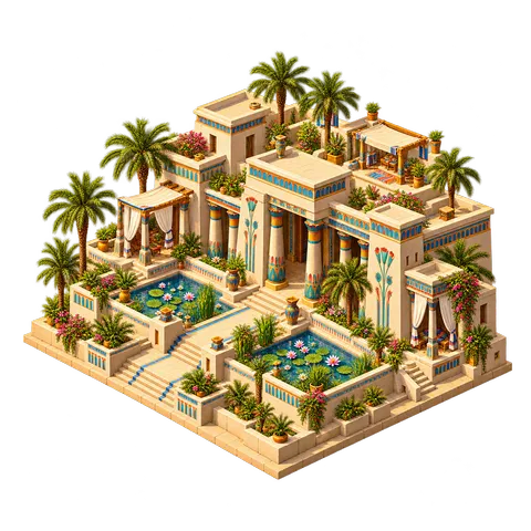 Ancient Egypt: Garden villa