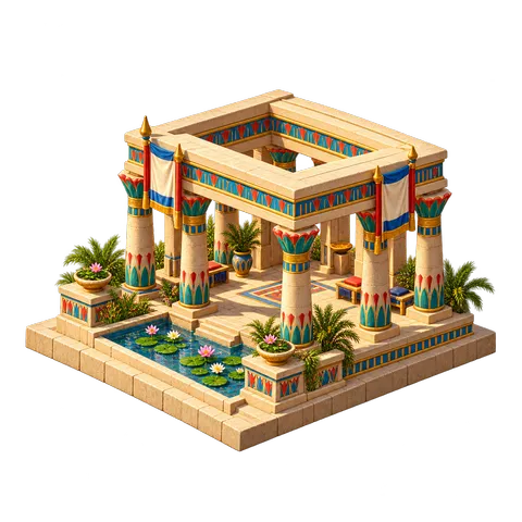 Ancient Egypt: Temple kiosk