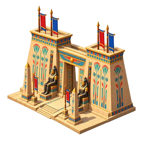 Ancient Egypt: Temple gateway