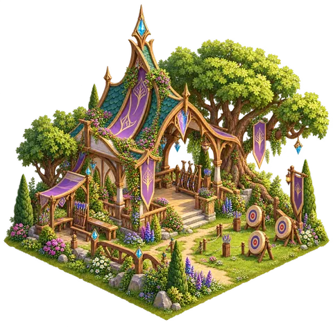 Elven Green World: Archery grove