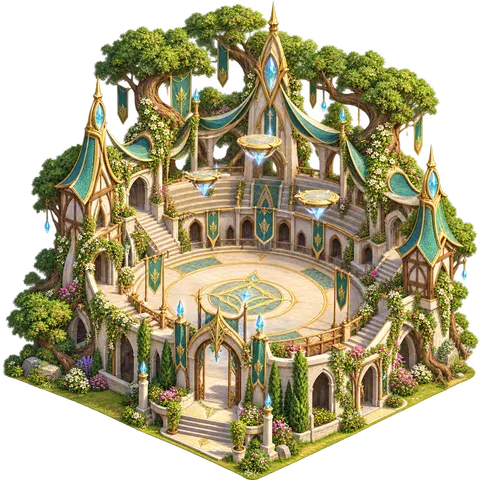 Elven Green World: Open-air arena