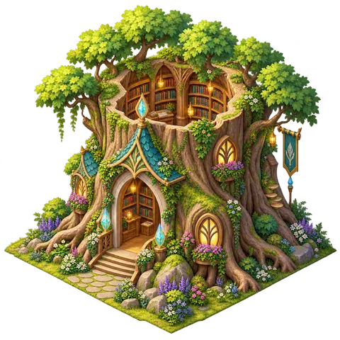 Elven Green World: Tree library