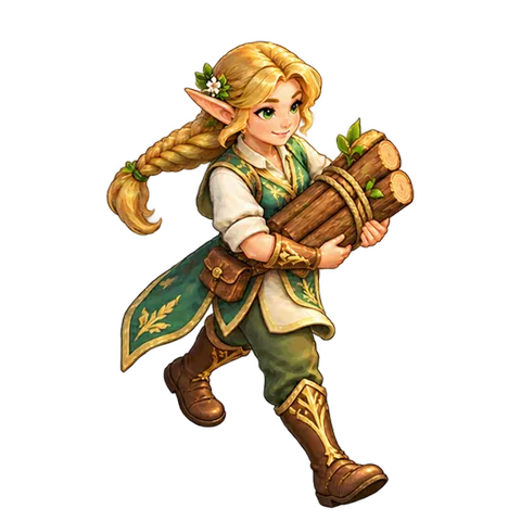 Elven Green World: Woodworker
