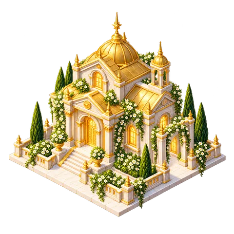 Heavenly City: Marble cottage