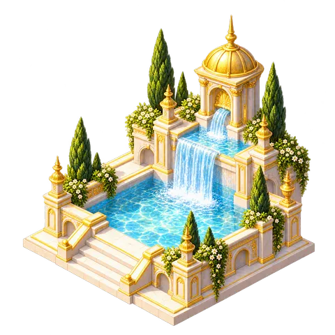 Heavenly City: Spring pool