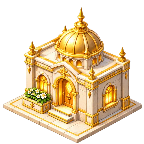 Heavenly City: Little domed house