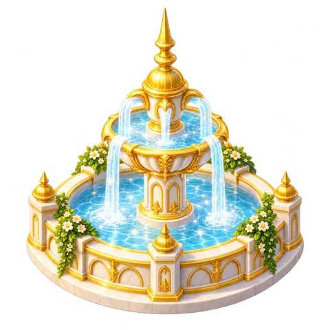 Heavenly City: Fountain of life