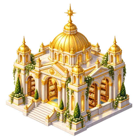 Heavenly City: Scroll library