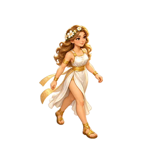 Heavenly City: Woman in white