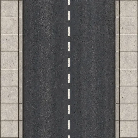 Modern Town: Ground: road