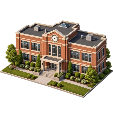 Modern Town: School
