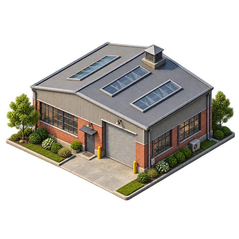 Modern Town: Workshop and warehouse
