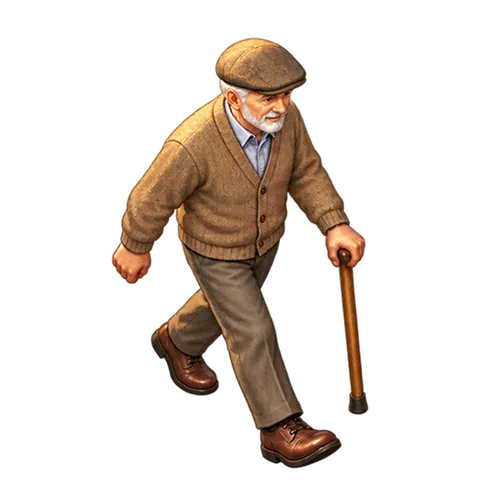 Modern Town: Older neighbor