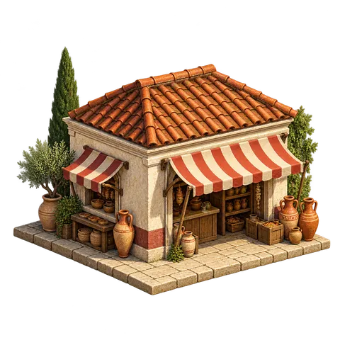 Ancient Rome: Street shop (taberna)