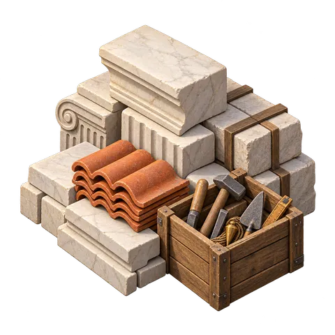 Ancient Rome: Building materials