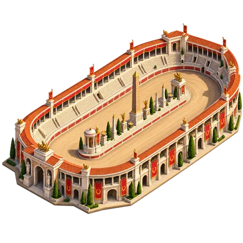 Ancient Rome: Chariot racetrack (circus)