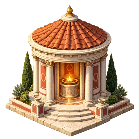 Ancient Rome: Temple of Vesta