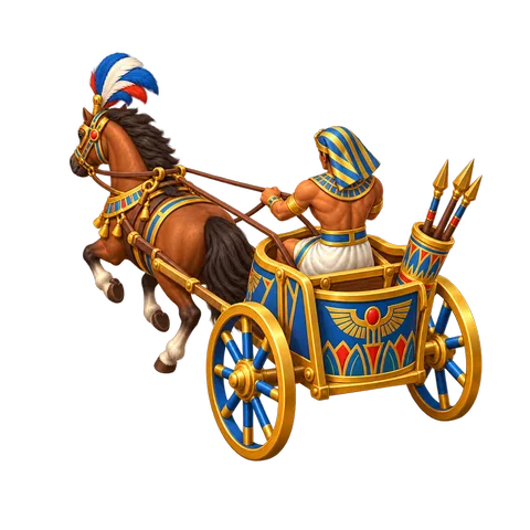Back view of the chariot (Ancient Egypt)