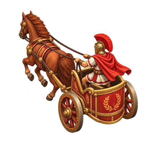 Back view of the chariot (Ancient Rome)